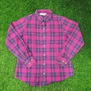 Vintage 80s Dakota Five-Brothers Plaid Shirt Womens M 20x25 Baggy USA